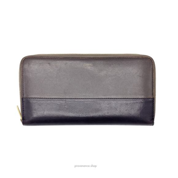 🔴 Celine Multifunction Zip Wallet - Grey/Black - Picture 1 of 9
